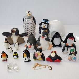 Vintage Penguins Figurine Bundle.